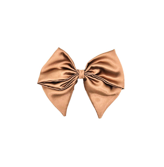 Brown Satin Sailor
