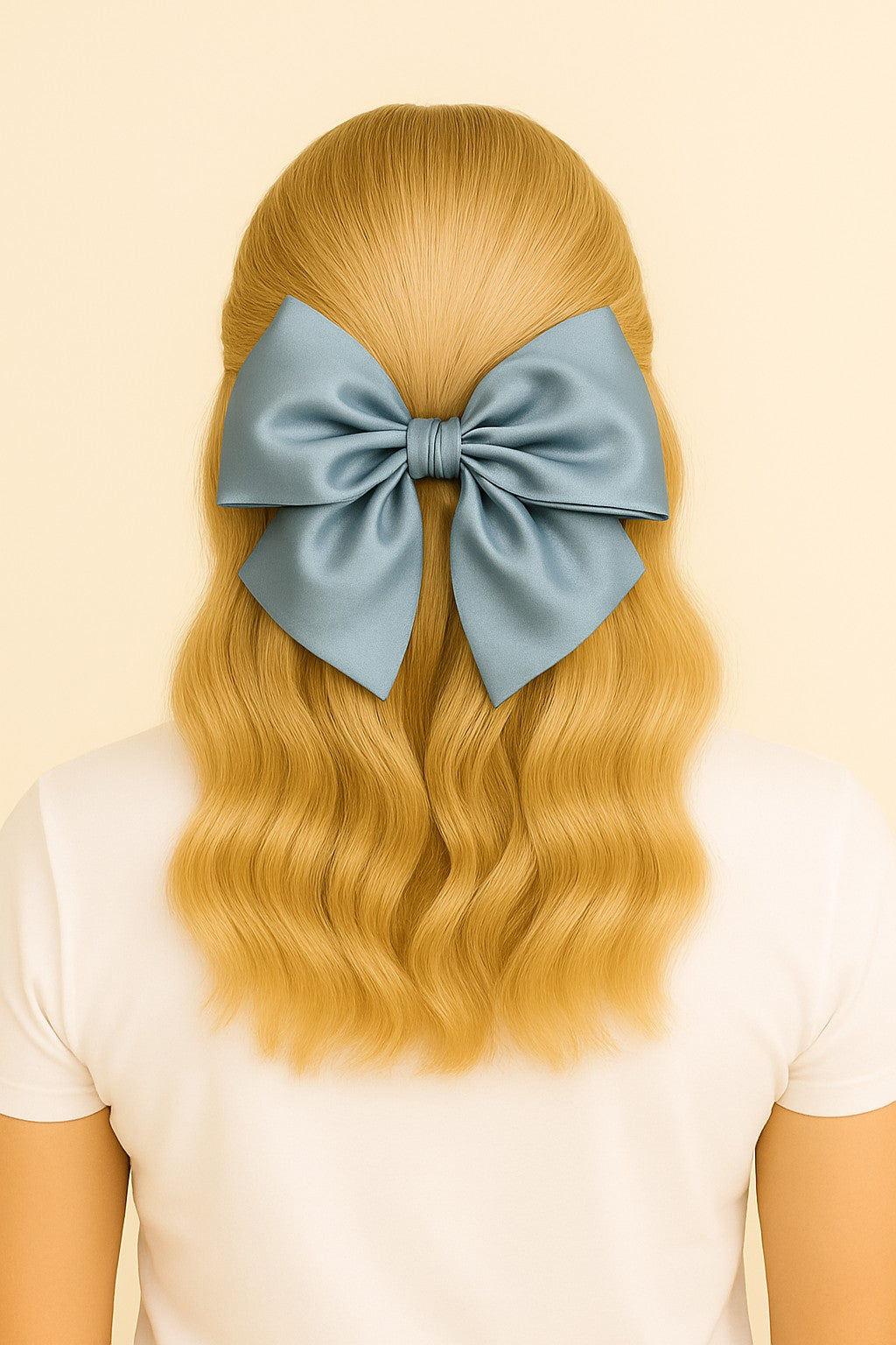 Dusty Blue Satin Sailor