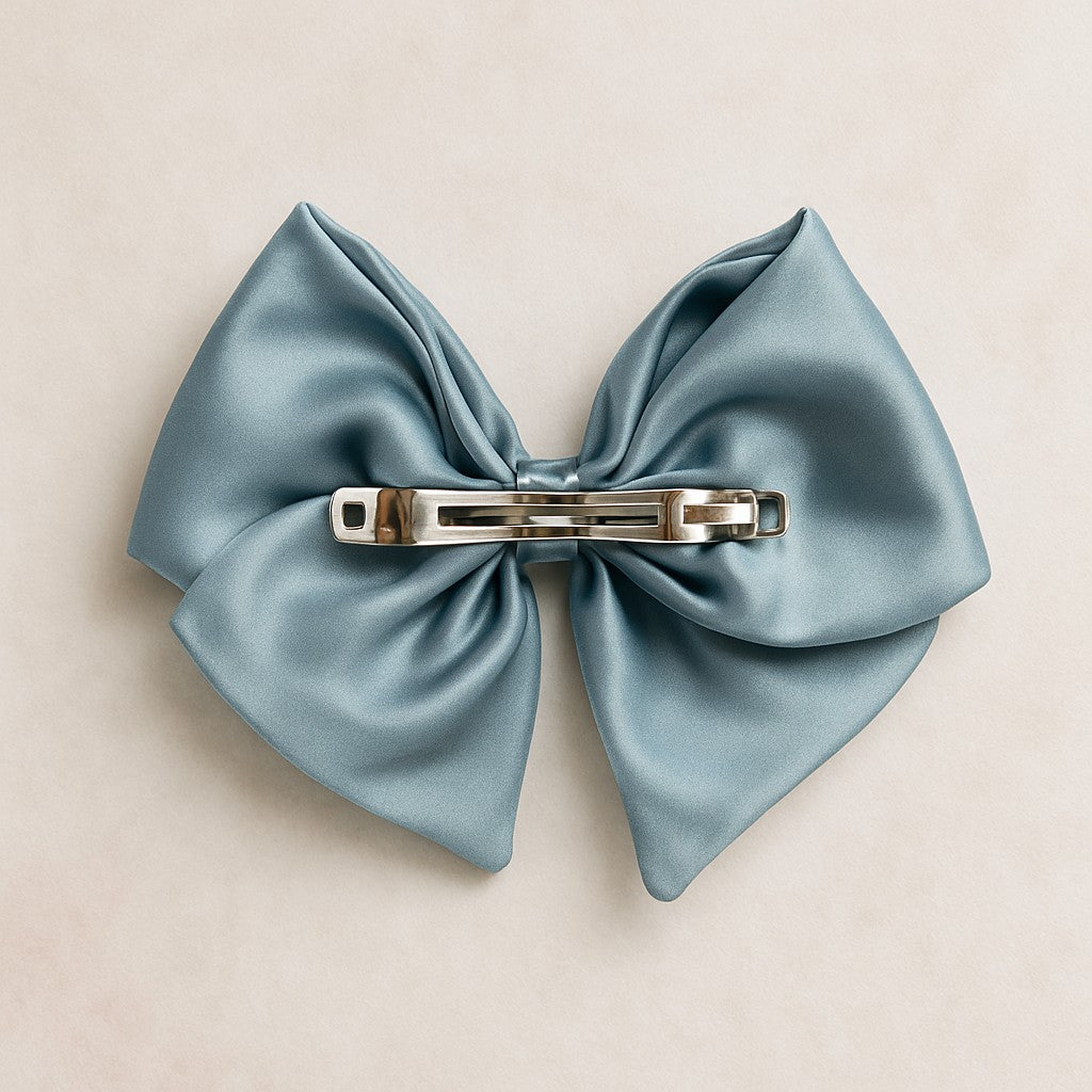 Dusty Blue Satin Sailor