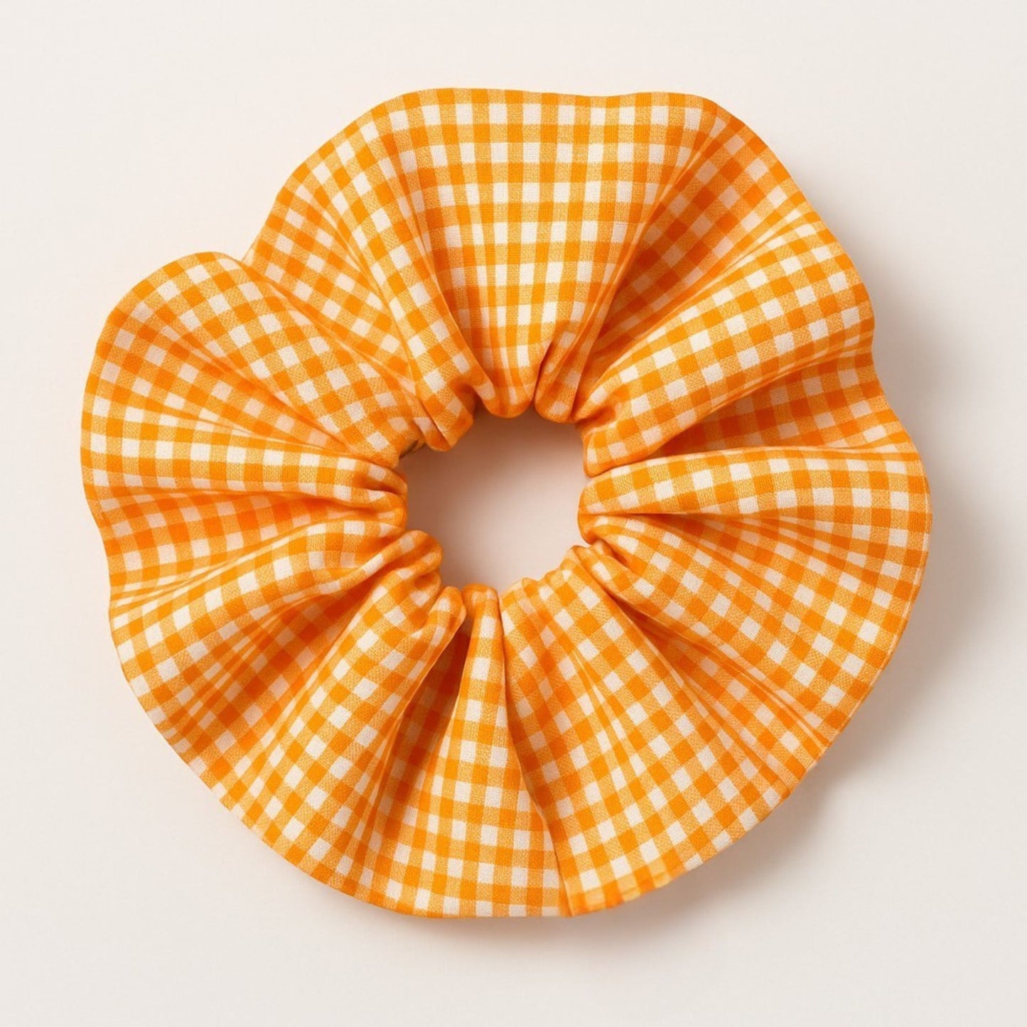 Orange Gingham