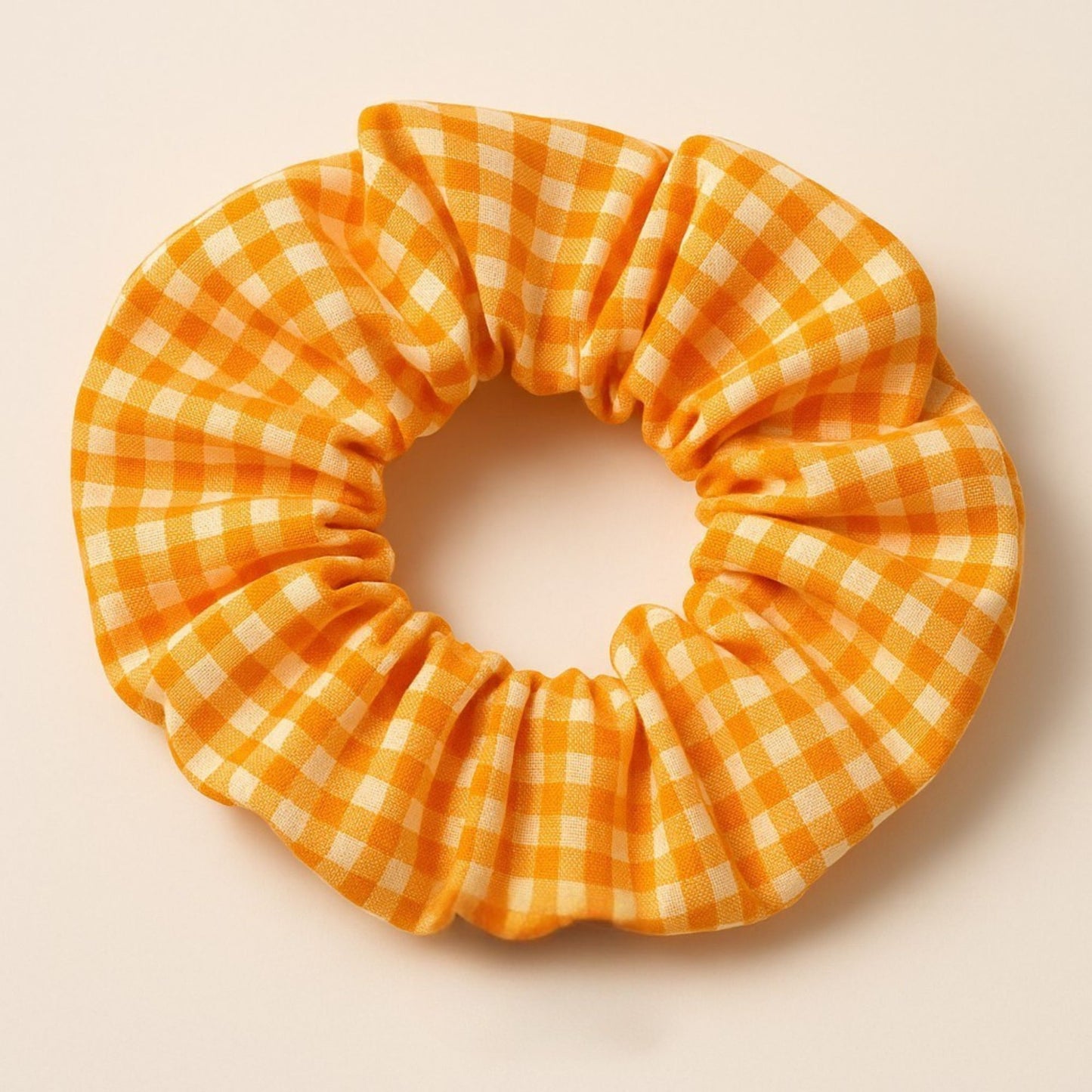 Orange Gingham