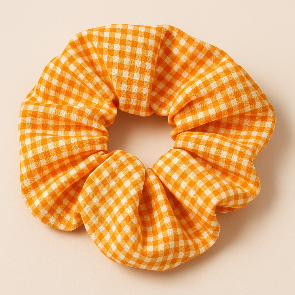 Orange Gingham